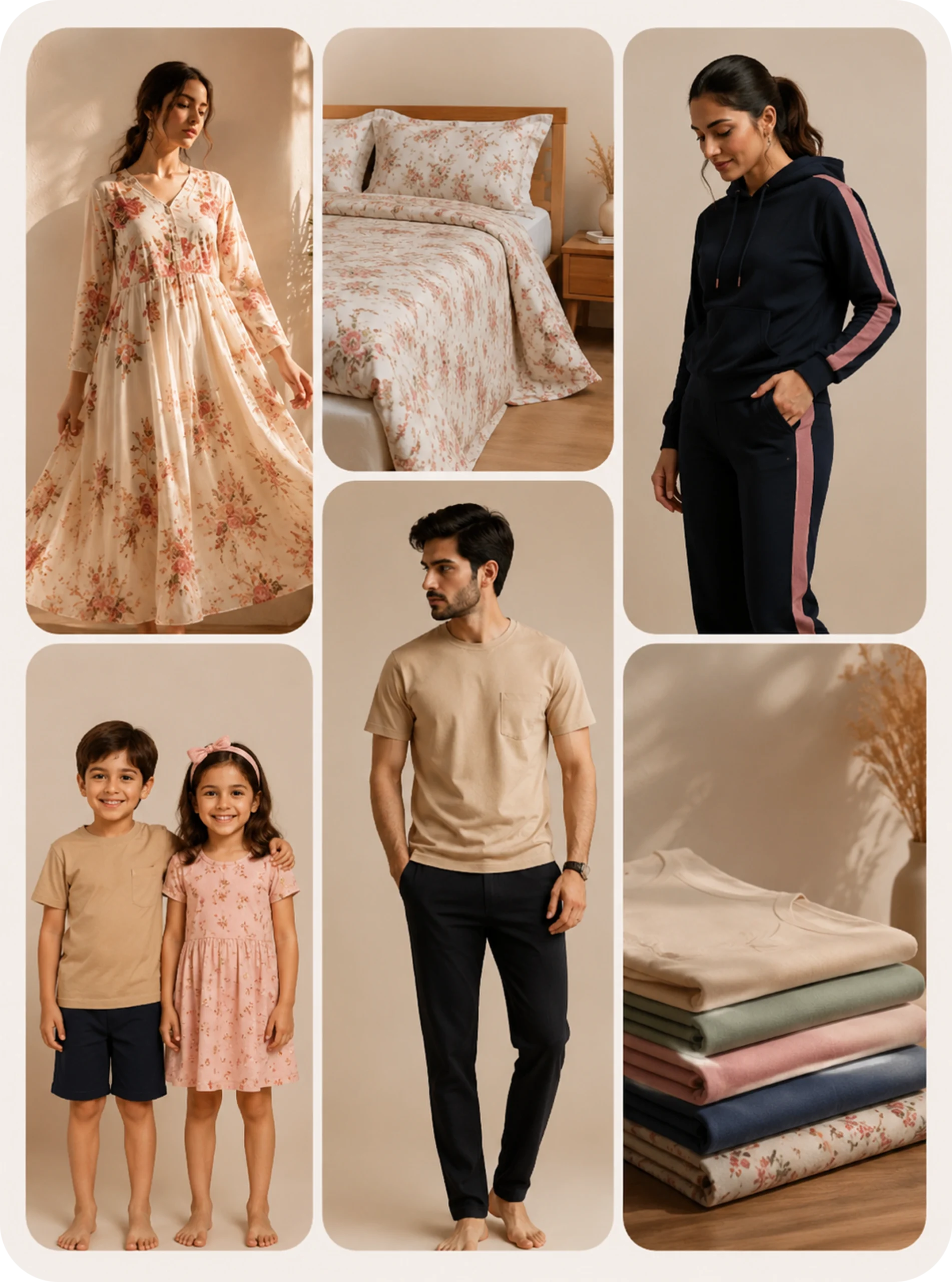 AP Textiles family fashion collection